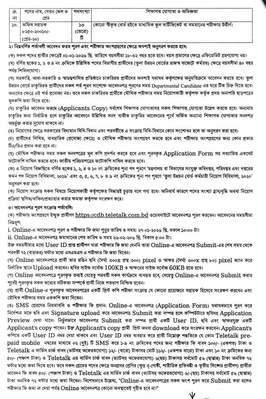 তুলা-উন্নয়ন-বোর্ড-নিয়োগ-বিজ্ঞপ্তি-২০২৬-2