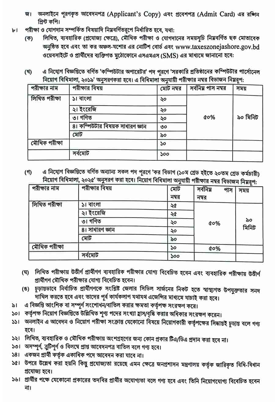 কর-অঞ্চল-যশোর-নিয়োগ-বিজ্ঞপ্তি-২০২৬-3