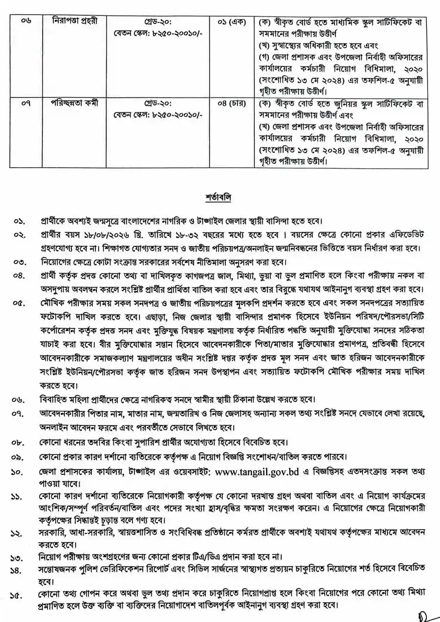 টাঙ্গাইল-জেলা-প্রশাসকের-কার্যালয়-নিয়োগ-বিজ্ঞপ্তি-২০২৬-2